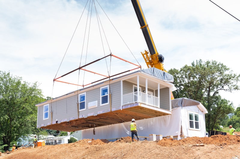 Custom Living Homes Installation